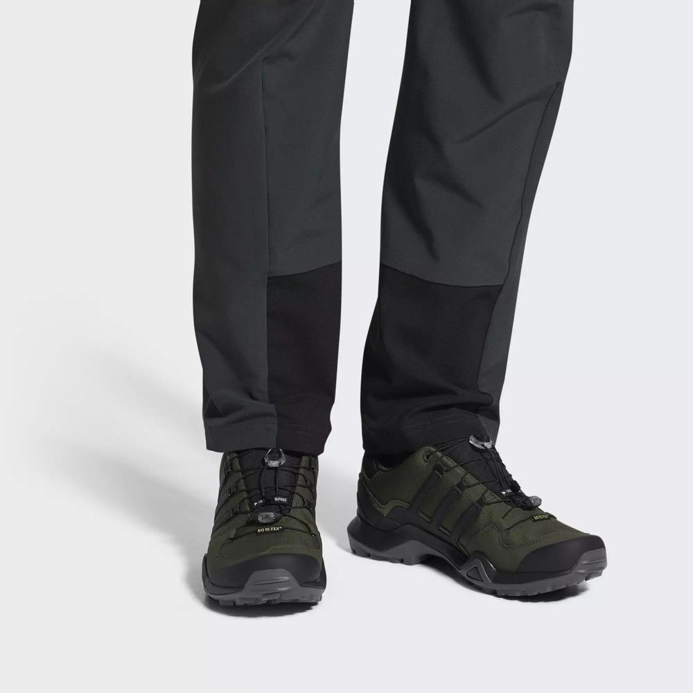 Adidas Terrex Swift R2 GTX Tenis De Seguridad Verdes Para Hombre (MX-33124)